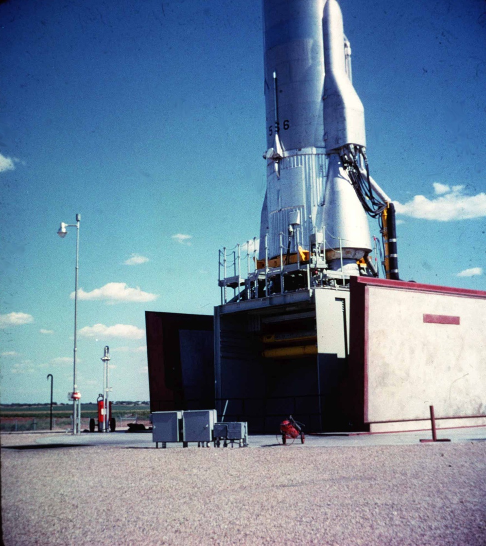 Construction of Atlas F Missile sites surrounding Dyess Air Force Base in the early 1960's