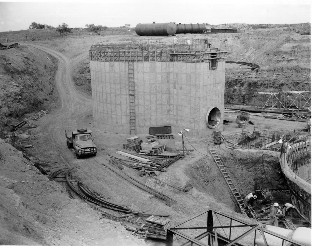 Construction of Atlas F Missile sites surrounding Dyess Air Force Base in the early 1960's