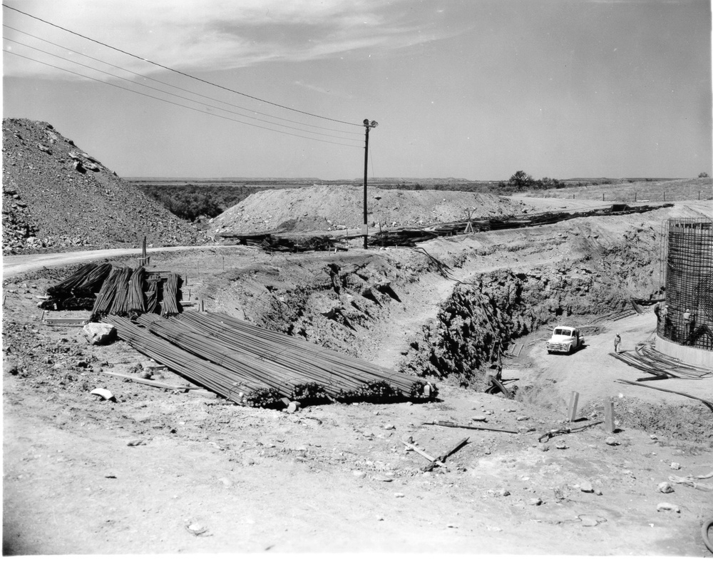 Construction of Atlas F Missile sites surrounding Dyess Air Force Base in the early 1960's