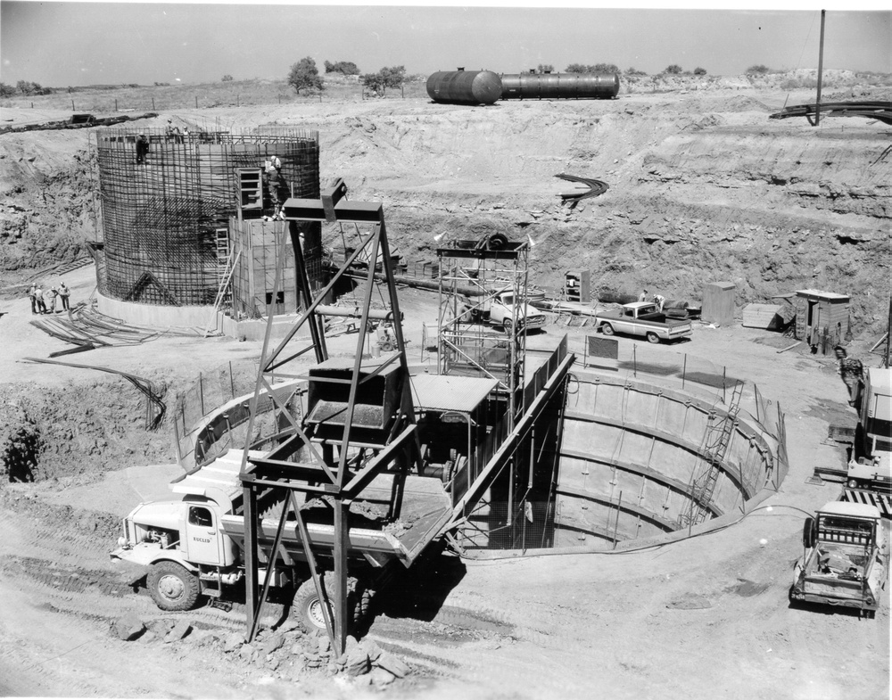 Construction of Atlas F Missile sites surrounding Dyess Air Force Base in the early 1960's