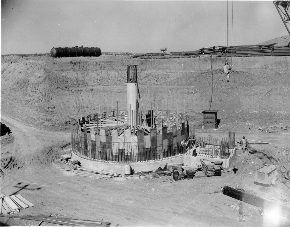 Construction of Atlas F Missile sites surrounding Dyess Air Force Base in the early 1960's