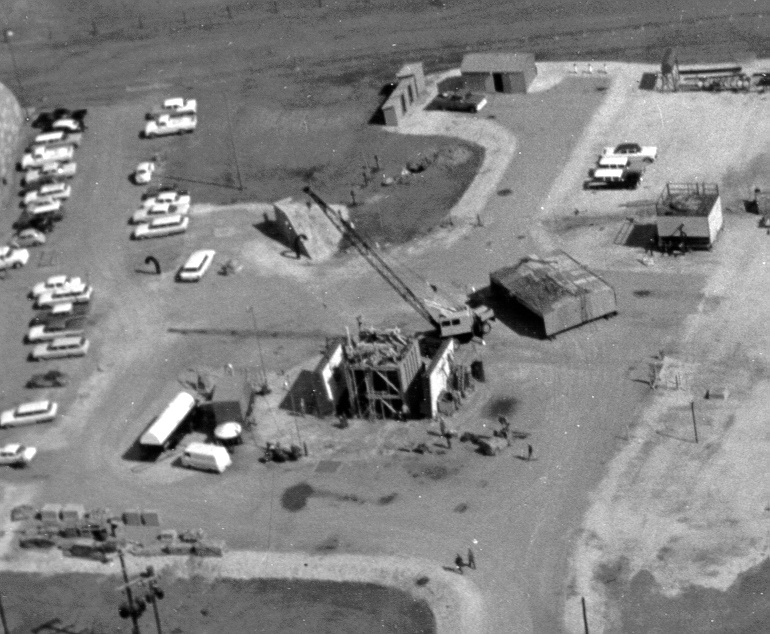 Construction of Atlas F Missile sites surrounding Dyess Air Force Base in the early 1960's