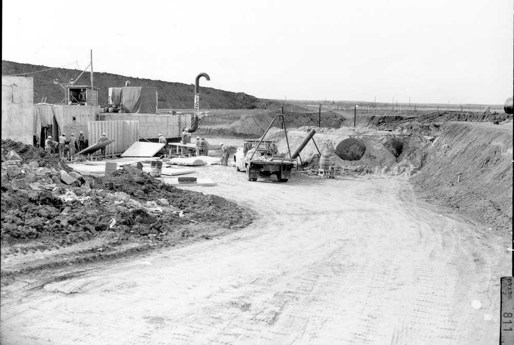 Construction of Atlas F Missile sites surrounding Dyess Air Force Base in the early 1960's