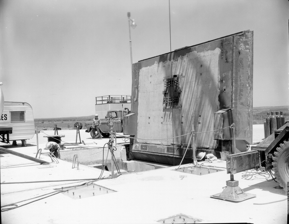 Construction of Atlas F Missile sites surrounding Dyess Air Force Base in the early 1960's