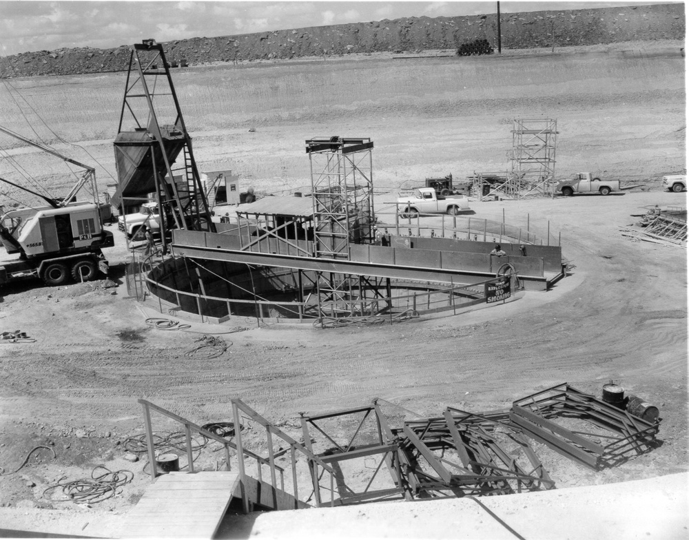 Construction of Atlas F Missile sites surrounding Dyess Air Force Base in the early 1960's