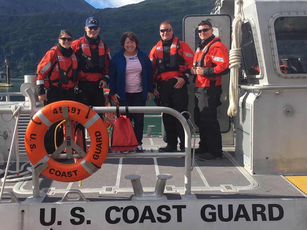 SCOTUS Justice Sotomayor visits Coast Guard Station Valdez