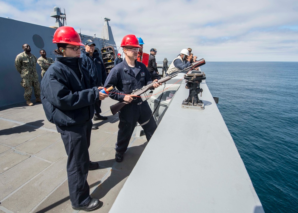 USS Somerset Underway Replenishment with USNS Yukon