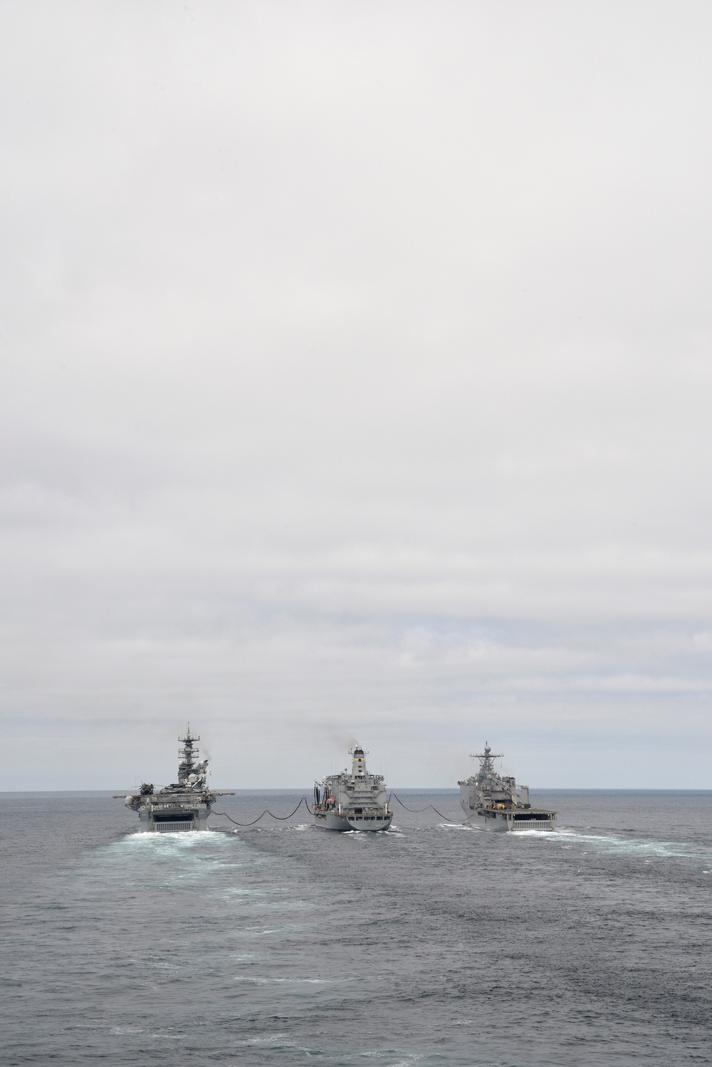 USS Somerset Underway Replenishment with USNS Yukon