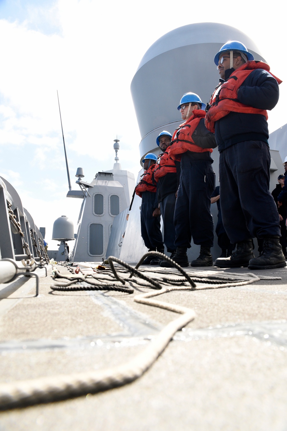 USS Somerset Underway Replenishment with USNS Yukon