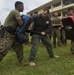 Marines shed tears, fight through pepper spray