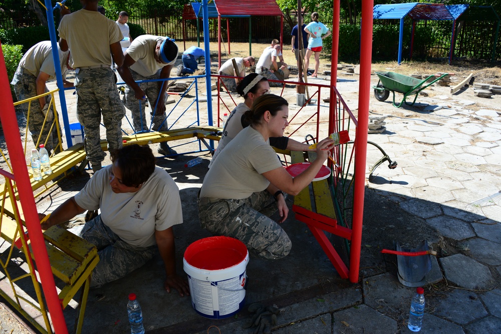 164th AW Supports Humanitarian Efforts in Bulgaria