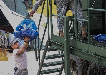 US Army Reserve Soldiers train and support National Guard