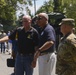 Secretary Jeh Johnson, Department of Homeland Security, visits flooded areas in Louisiana