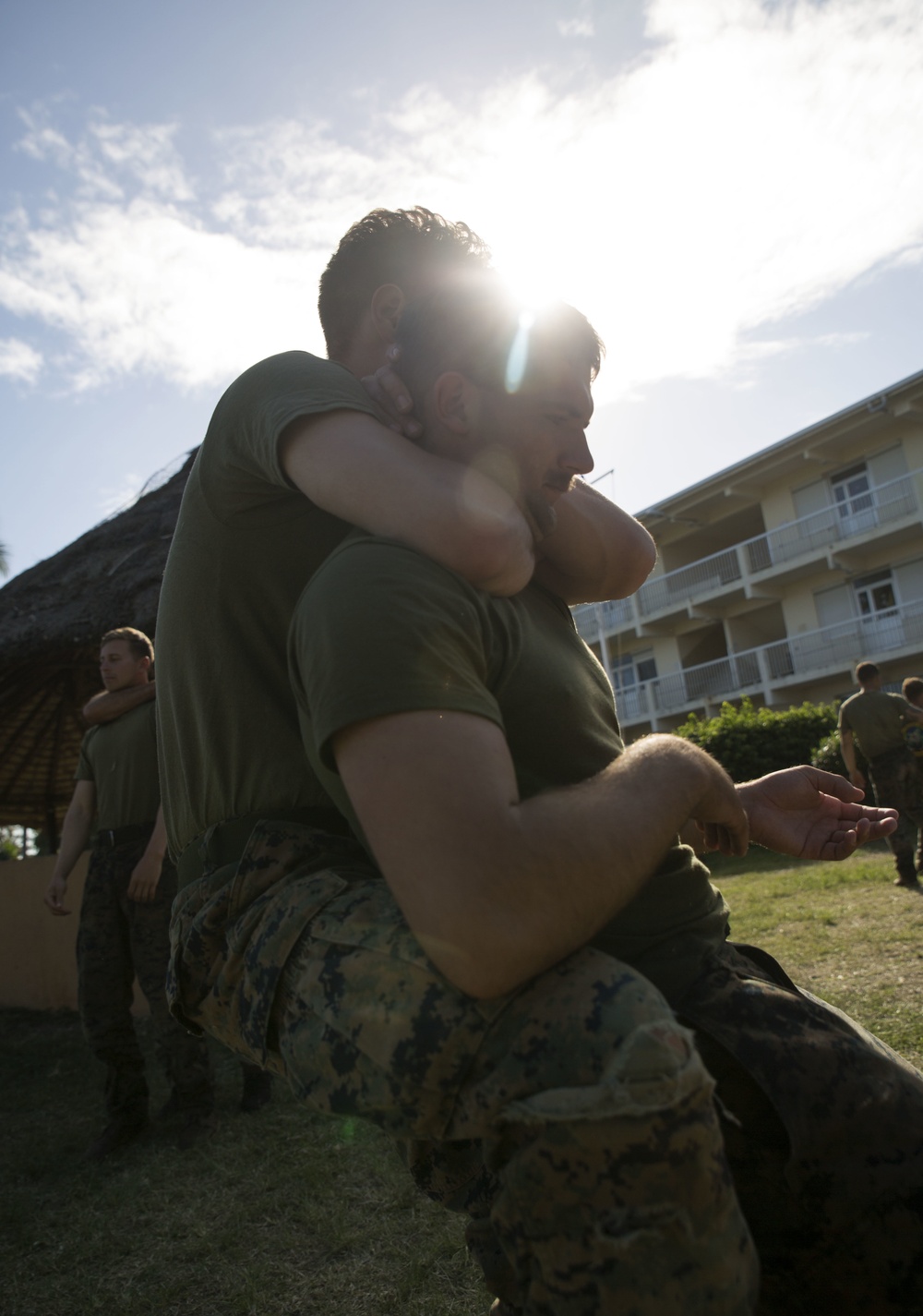 U.S. Marines, French Army duel: Allies participate in close combat training