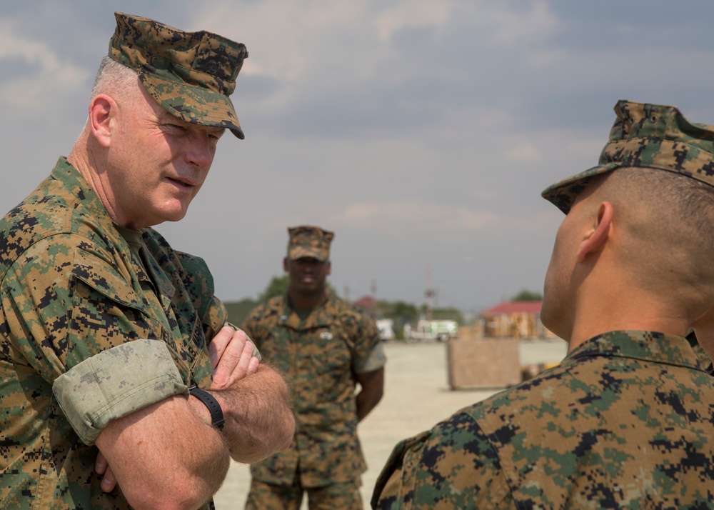 Maj. Gen. Nelson's command visit to BSRF 16.2