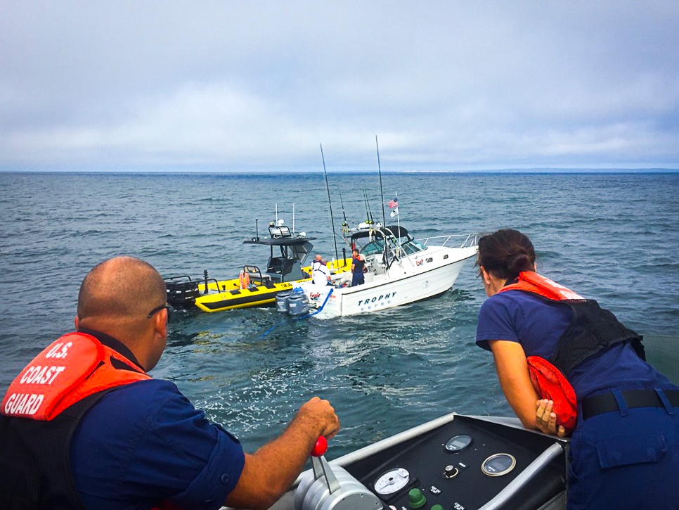 Coast Guard rescues 6 from flooding boat off Martha’s Vineyard, Mass.