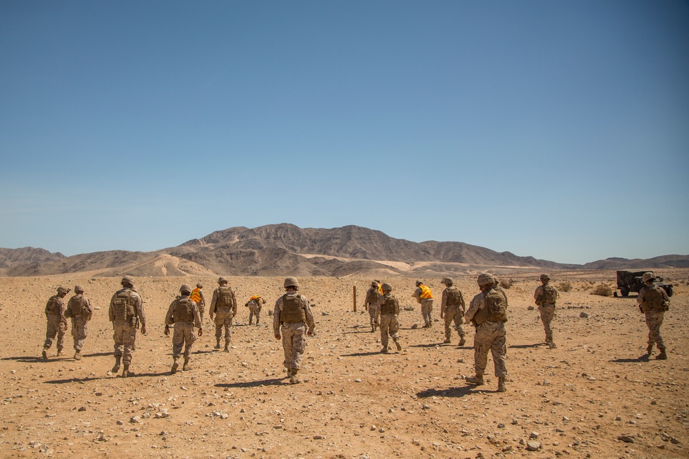 Marines from 1st Marine Division maintain combat proficiency