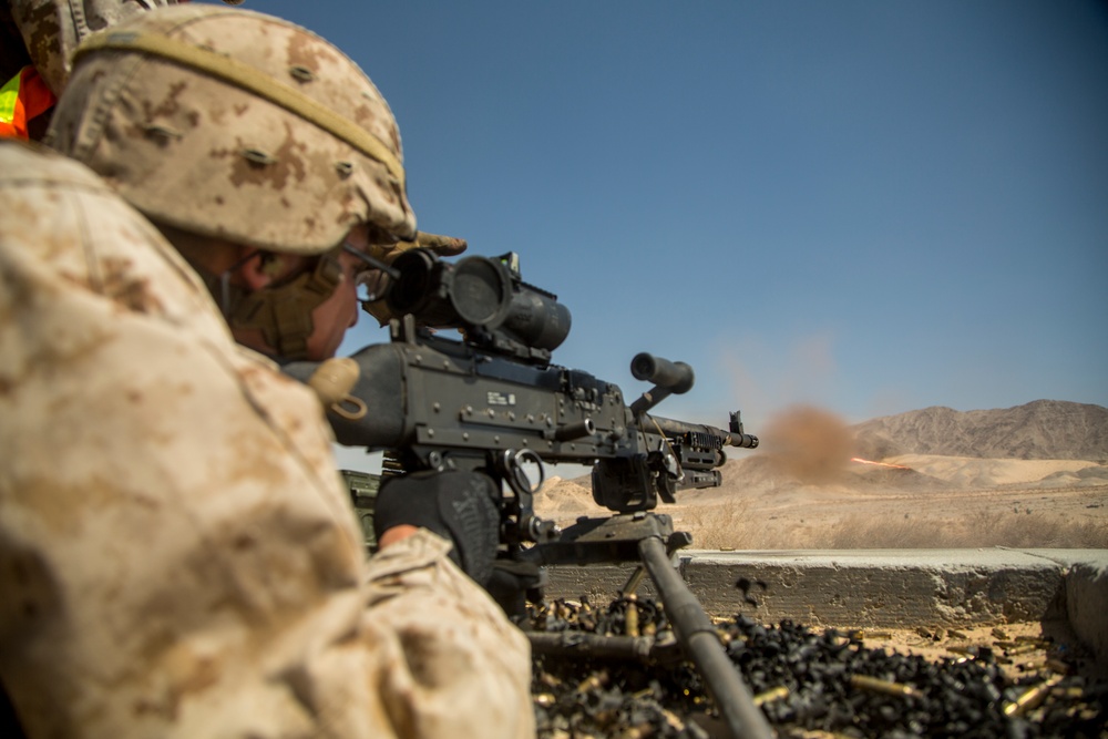 Marines from 1st Marine Division maintain combat proficiency