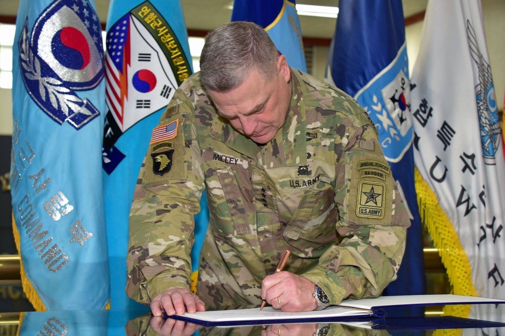 U.S. Army chief of staff Gen. Mark Milley Visits R.O.K