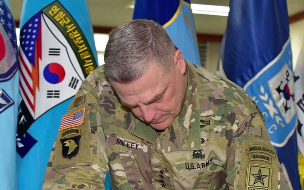 U.S. Army chief of staff Gen. Mark Milley Visits R.O.K