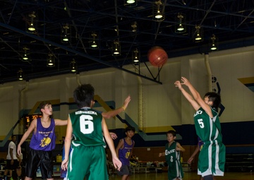 Station residents, Japanese compete in youth basketball tournament