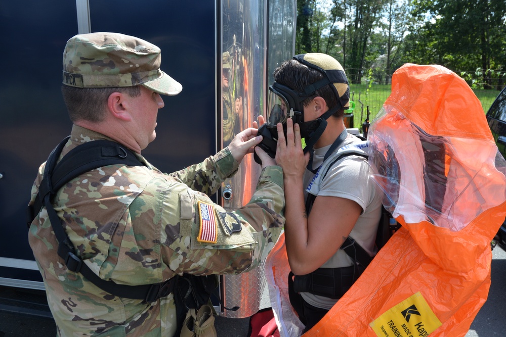 NC Guard Trains with Rural Hall, Forsyth County First Responders