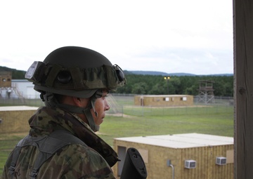 Army Reserve military police conduct security operations training