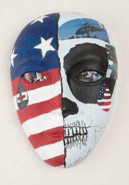 Art Therapy Masks, NICoE/Walter Reed, on Display at NMHM Aug-Sept 2016