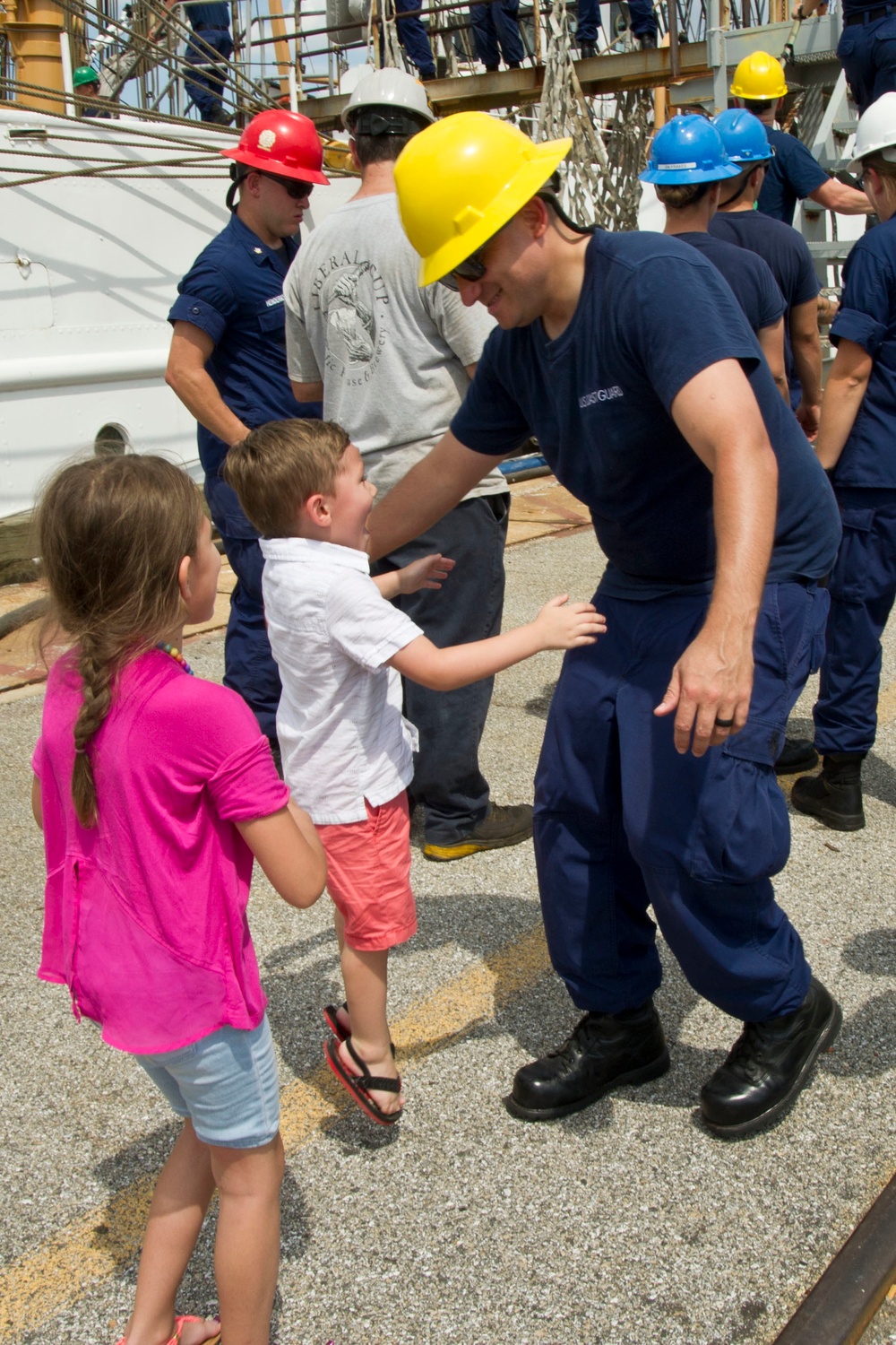 After Months Away, USCG Eagle Returns to Homeport