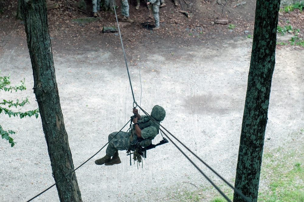 Soldier Conducts Mountain Warfare Training