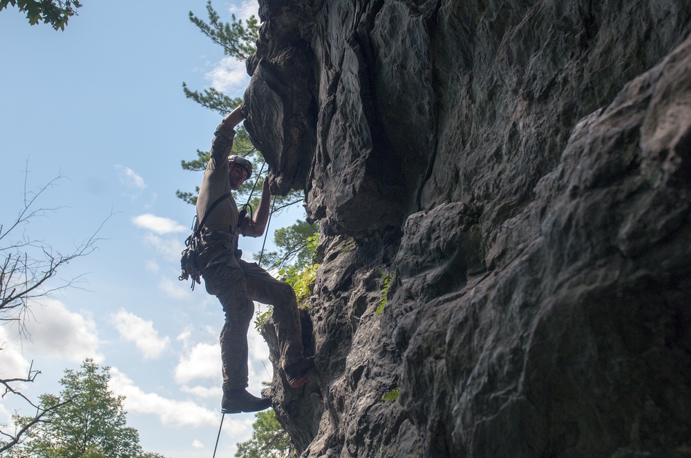 Airman Conducts Mountain Warfare Training