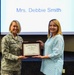 Debbie Smith wins Key Spouse award