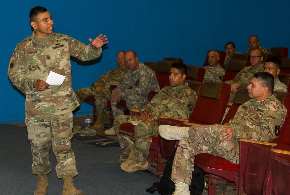 4IDSB CSM visits Sister Sustainment Brigade in California