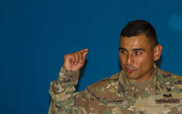 4IDSB CSM visits Sister Sustainment Brigade in California