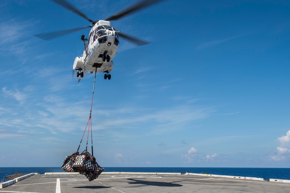 Green Bay conducts vertical replenishment