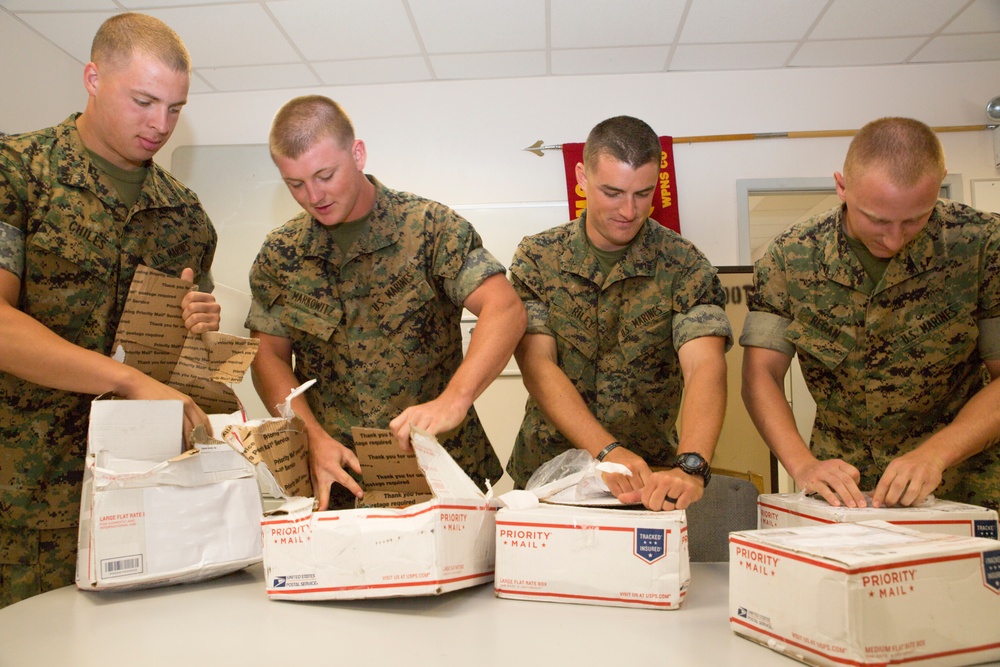 BSRF Marines receive care packages