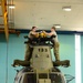 U.S. Army Air Crews conduct routine maintenance on a CH-47 Chinook