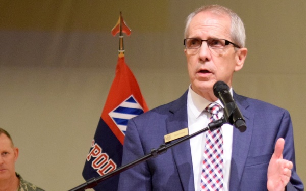 School Honors Teacher, Guardsman