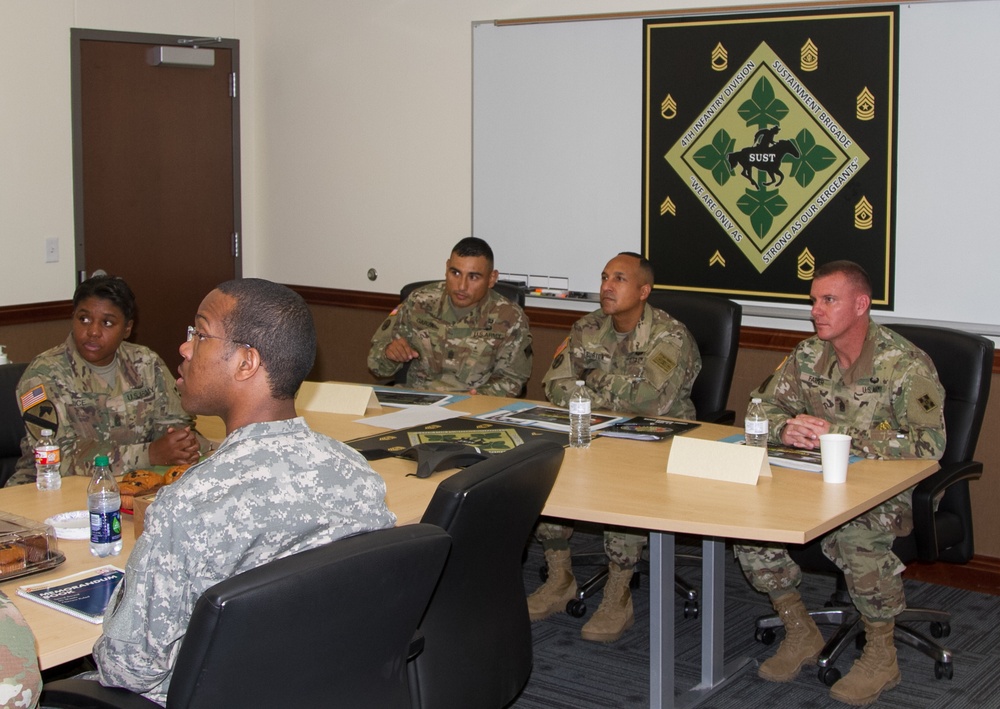 Combat Readiness Center CSM visits Fort Carson