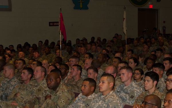 Combat Readiness Center CSM visits Fort Carson