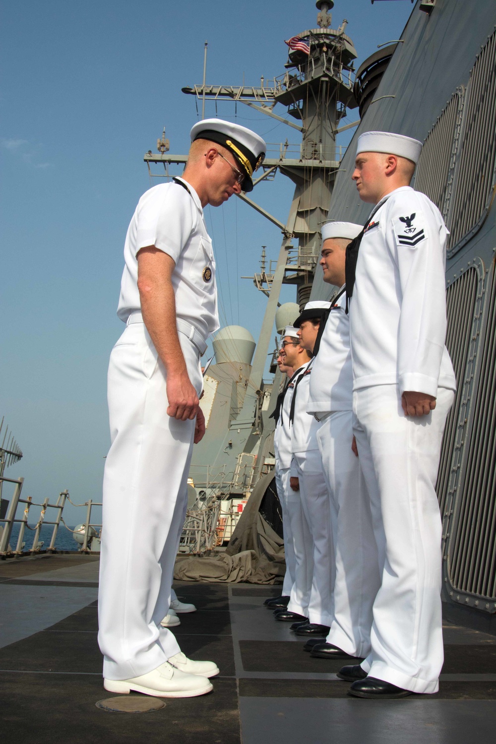 USS Mason (DDG 87) Uniform Inspection
