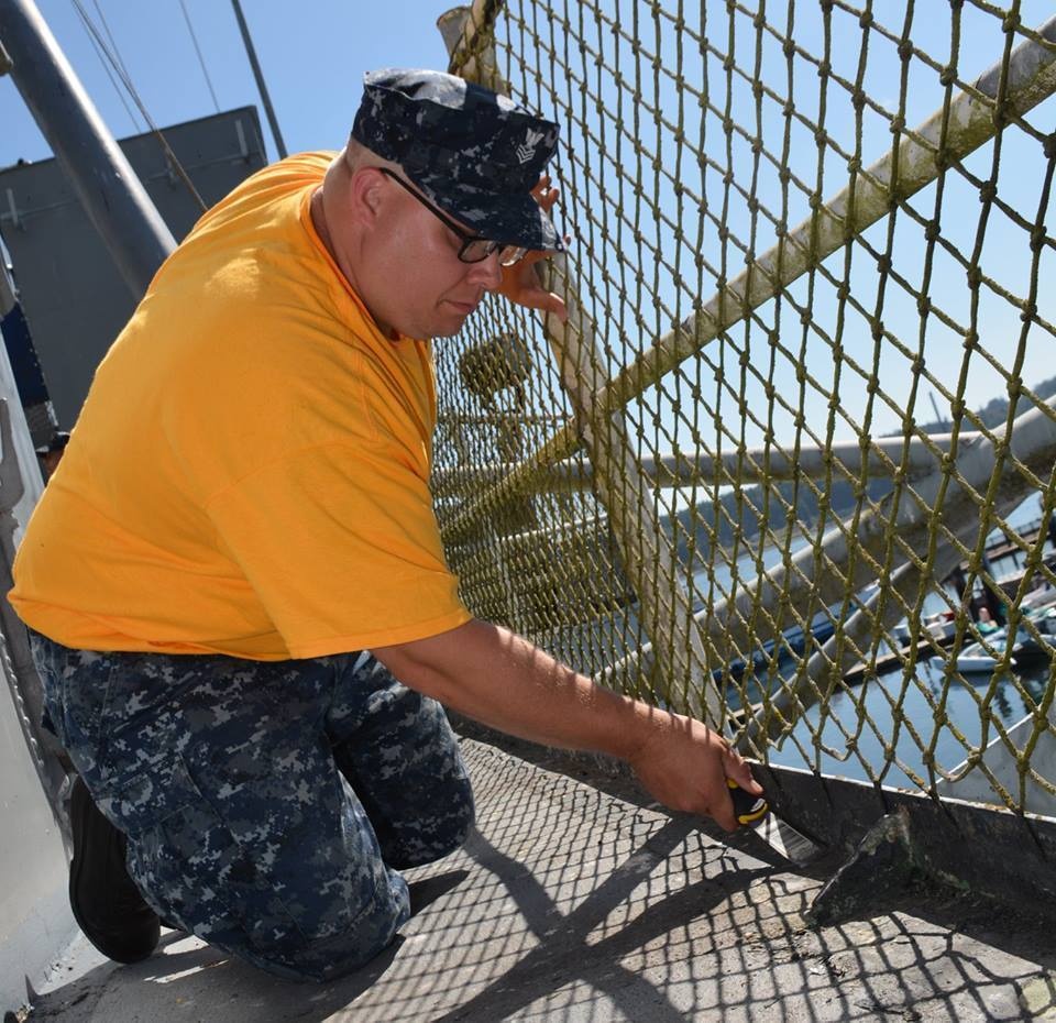 Chief selects help restore USS Turner Joy