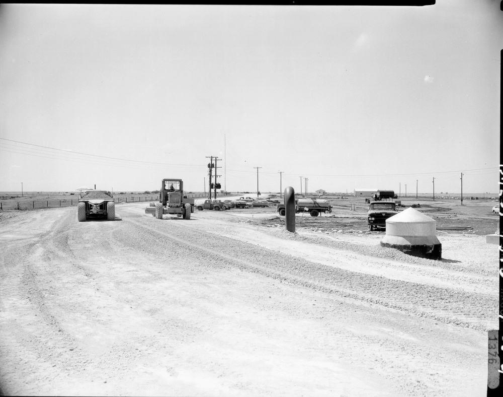 Construction of Atlas F Missile sites surrounding Dyess Air Force Base in the early 1960's