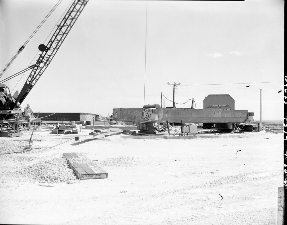 Construction of Atlas F Missile sites surrounding Dyess Air Force Base in the early 1960's