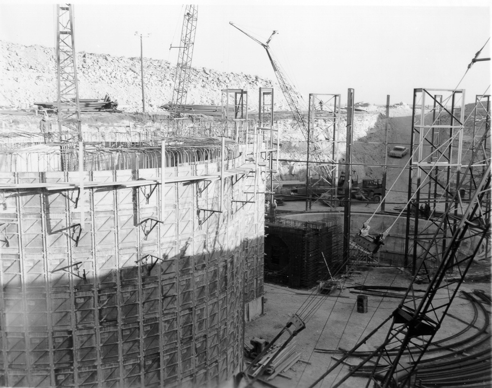 Construction of Atlas F Missile sites surrounding Dyess Air Force Base in the early 1960's