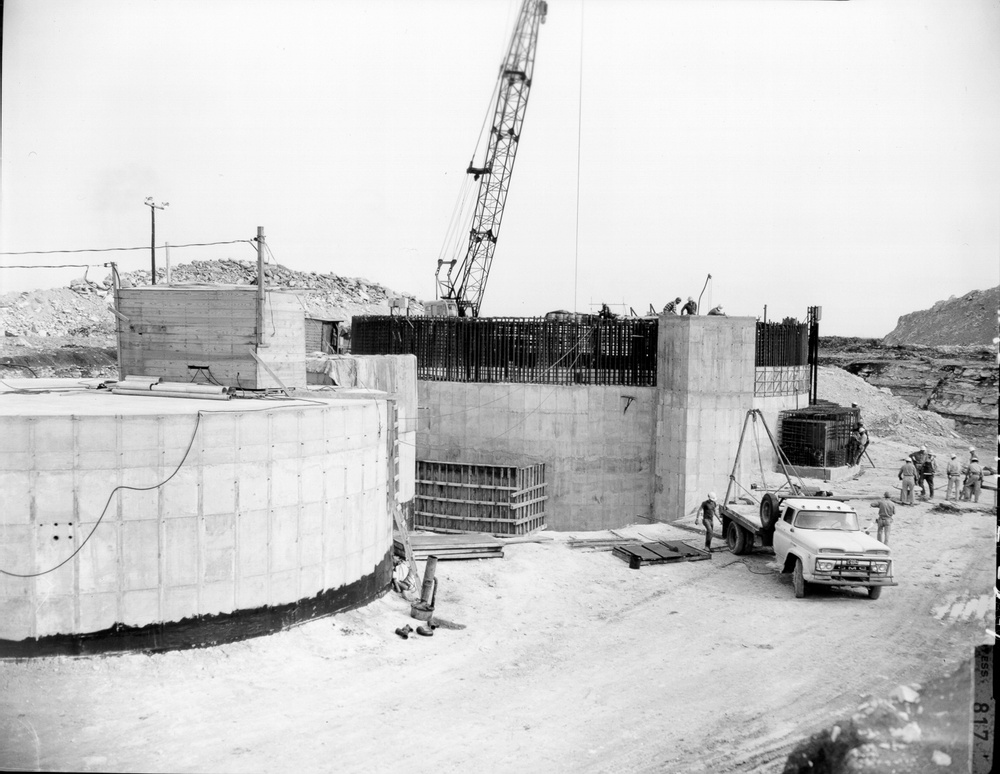 Construction of Atlas F Missile sites surrounding Dyess Air Force Base in the early 1960's