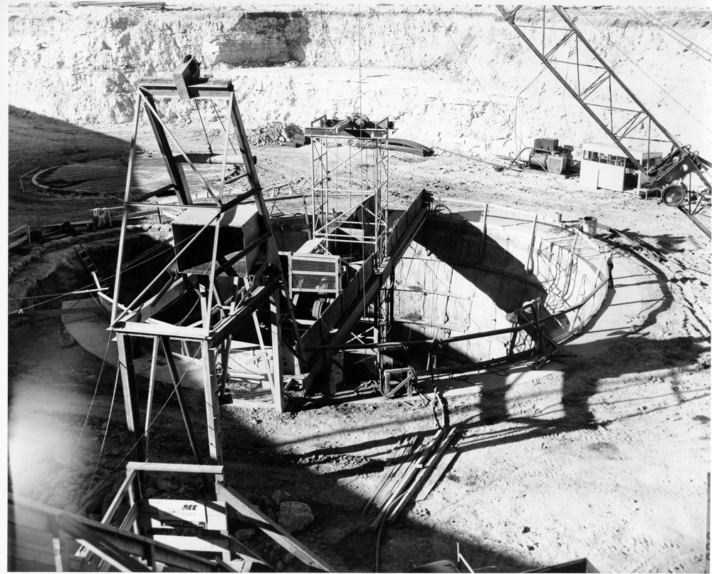 Construction of Atlas F Missile sites surrounding Dyess Air Force Base in the early 1960's