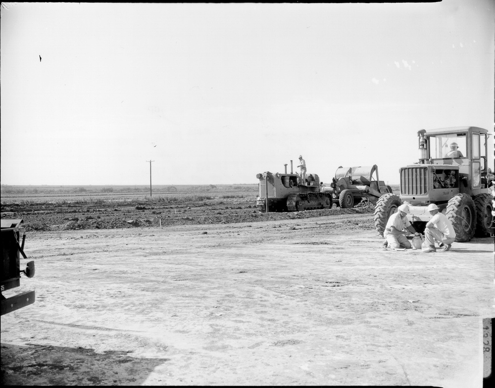 Construction of Atlas F Missile sites surrounding Dyess Air Force Base in the early 1960's