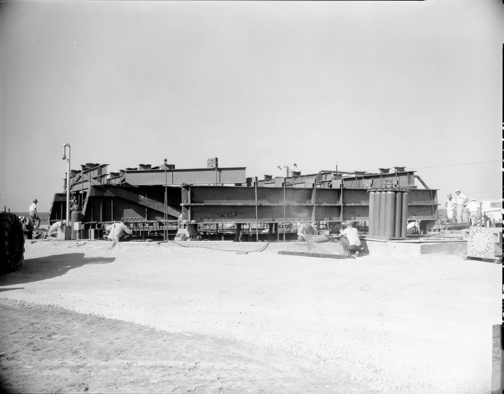 Construction of Atlas F Missile sites surrounding Dyess Air Force Base in the early 1960's