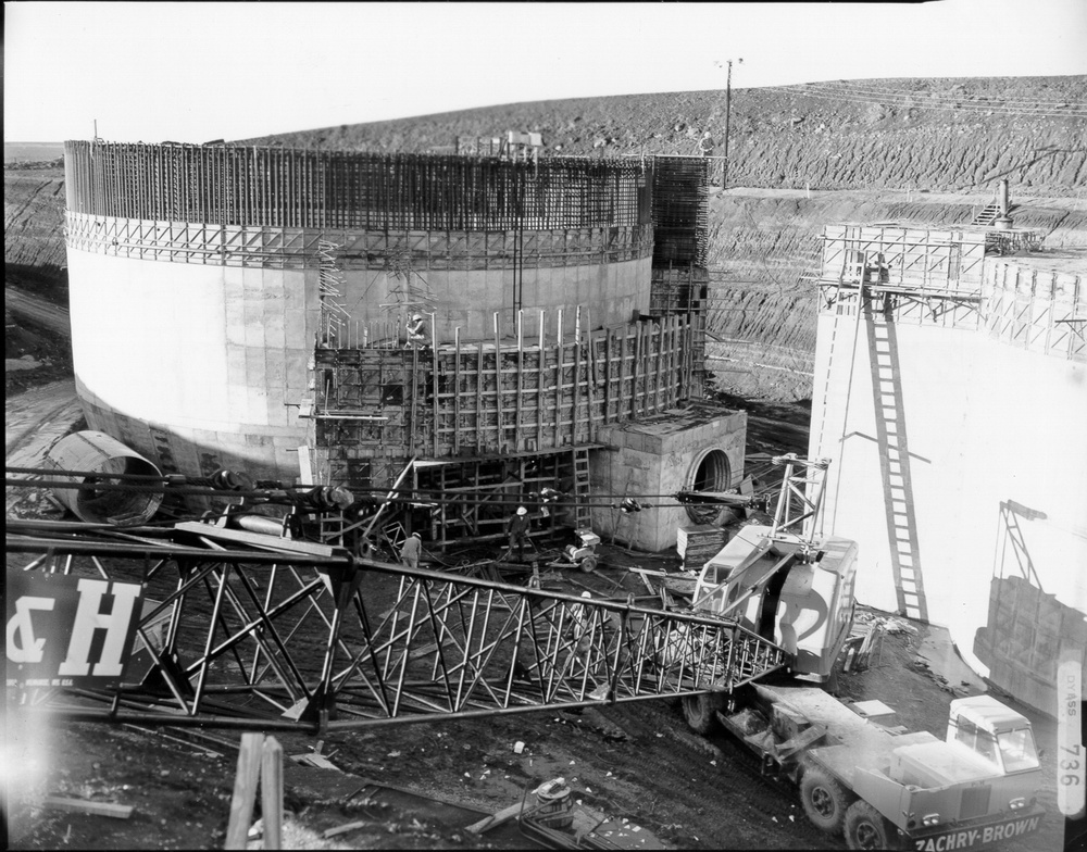 Construction of Atlas F Missile sites surrounding Dyess Air Force Base in the early 1960's